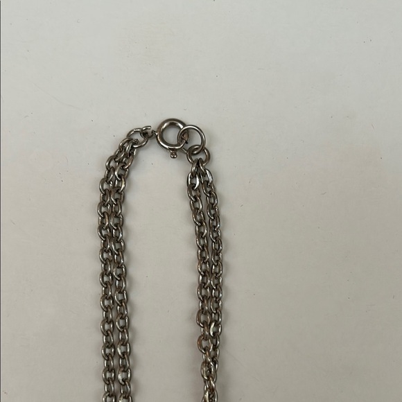 Elegant Silver Chain Necklace with Tassel - Picture 6 of 6